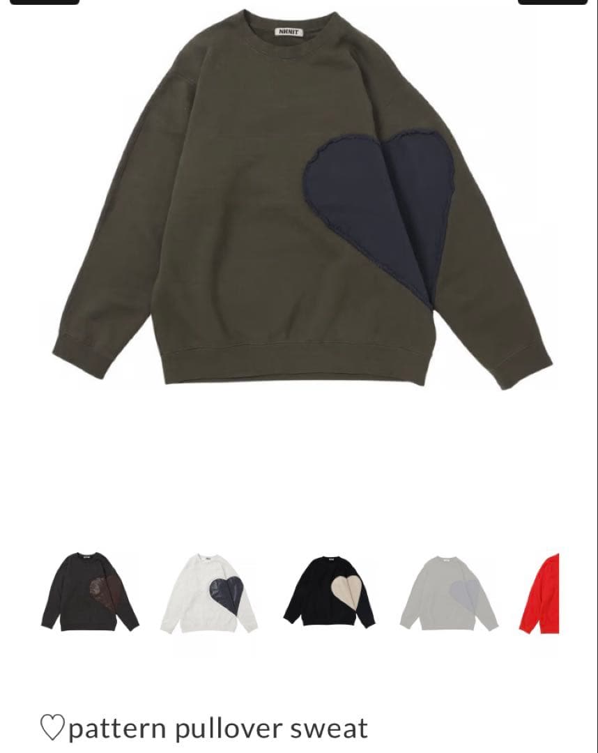 専用nknit pattern pullover sweat サイズ0