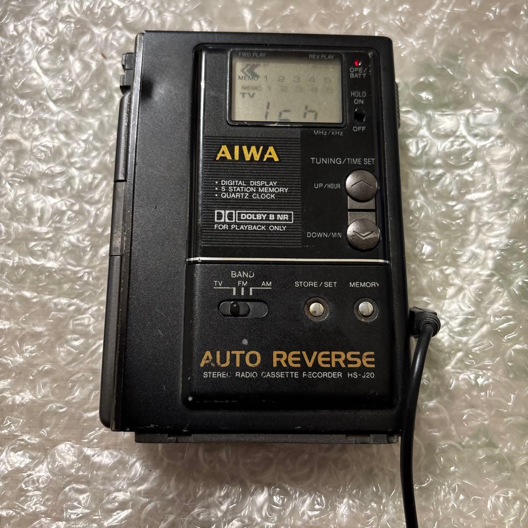 AIWA アイワ HS-JX10　ポータブルカセットレコーダー
