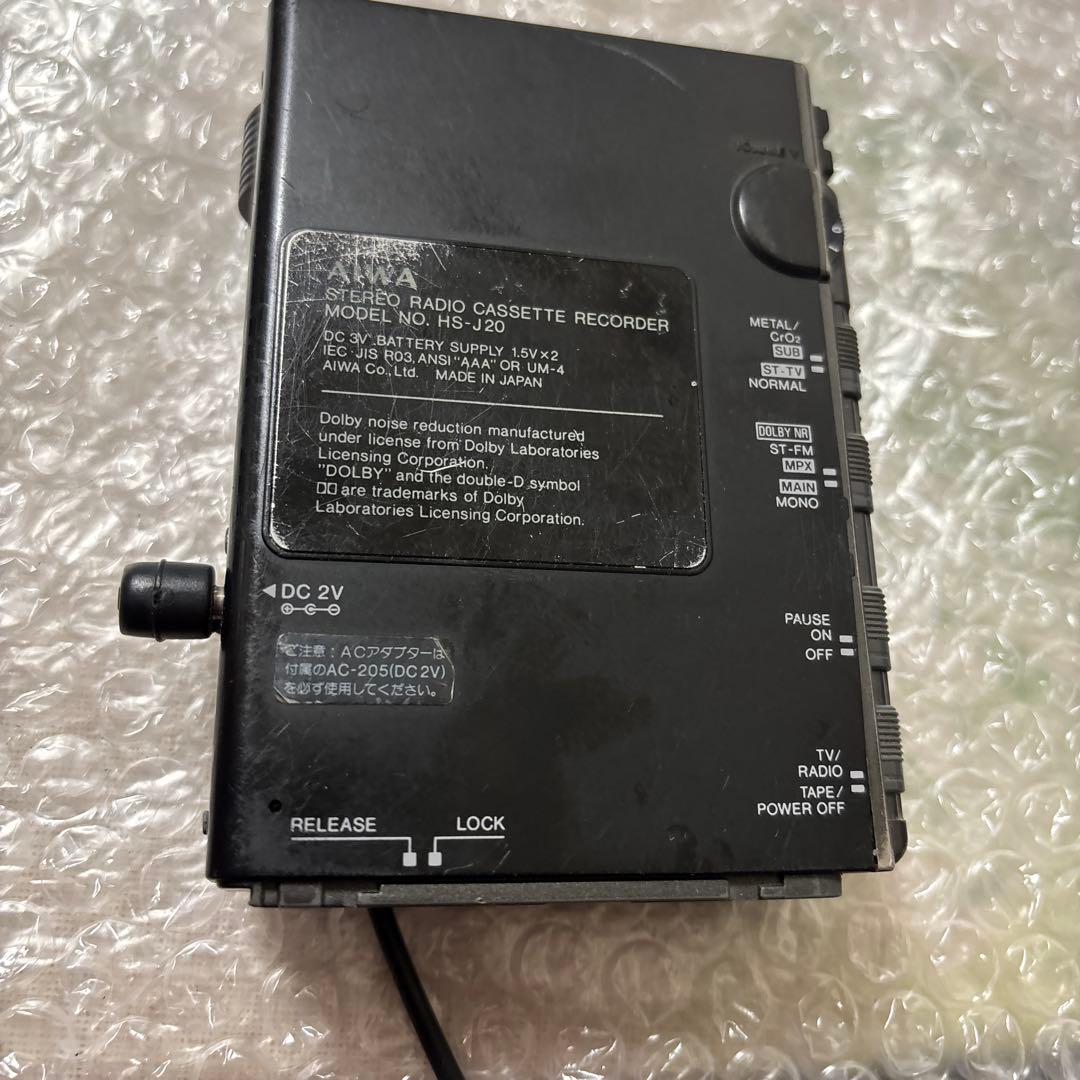 AIWA アイワ HS-JX10　ポータブルカセットレコーダー