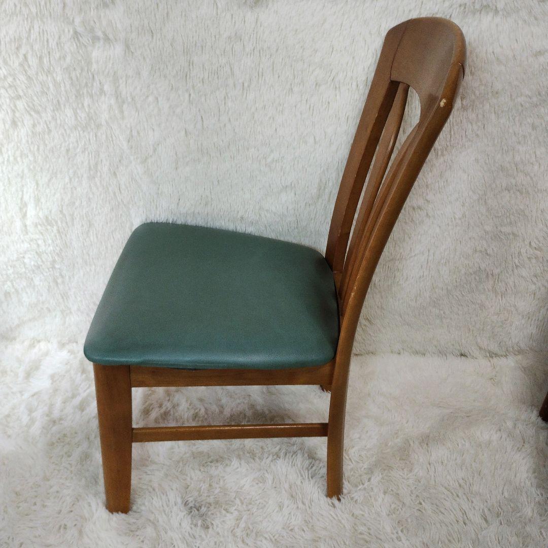 カリモク　クラシック　ヴィンテージ　レザーチェア　ダイニングチェア