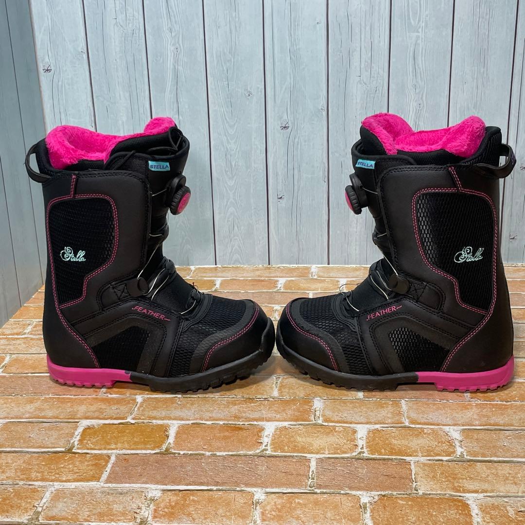 STELLA FEATHER ステラ 24.5 レディース スノボー