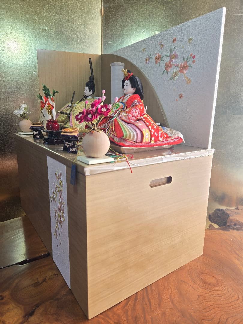【一点限り】雛人形 収納飾り　SH38