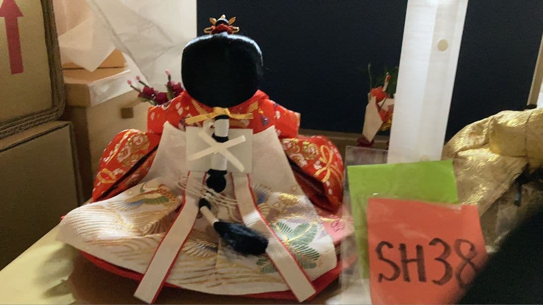 【一点限り】雛人形 収納飾り　SH38