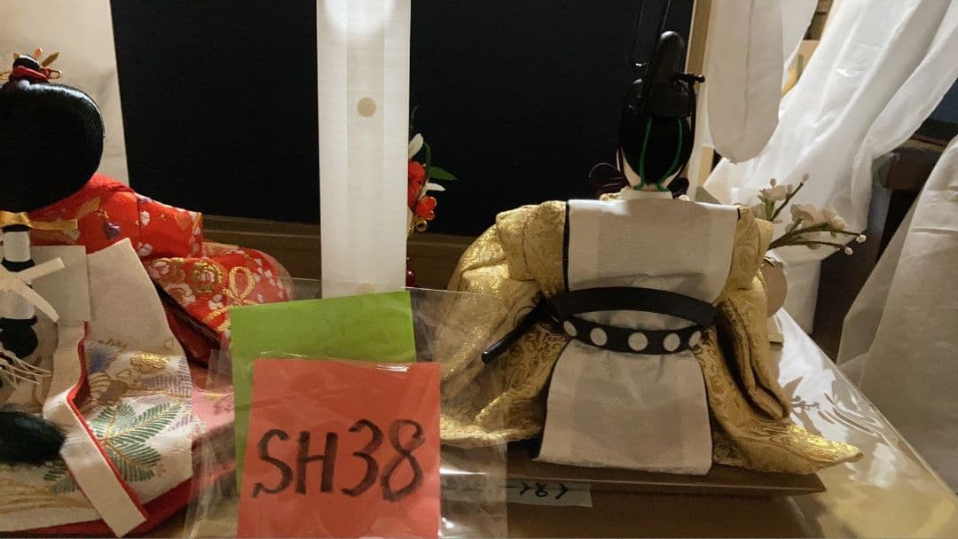 【一点限り】雛人形 収納飾り　SH38