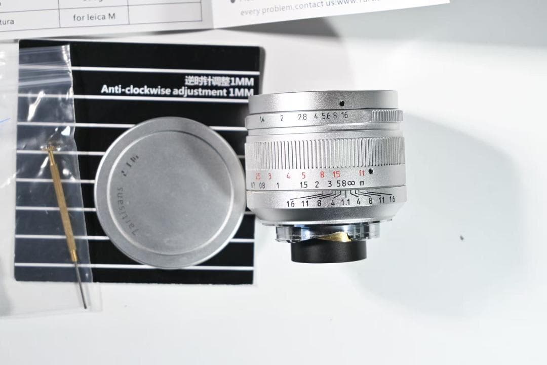 【美品】七工匠 7アルチザン 50mm F1.1 レンズ ライカMマウント