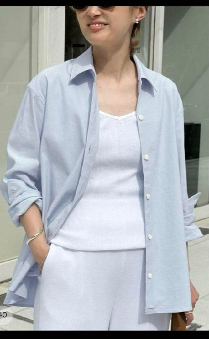 Deuxieme Classe *STRETCH TWILL CACHE シャツ