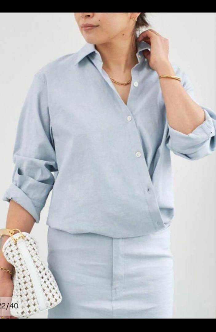 Deuxieme Classe *STRETCH TWILL CACHE シャツ