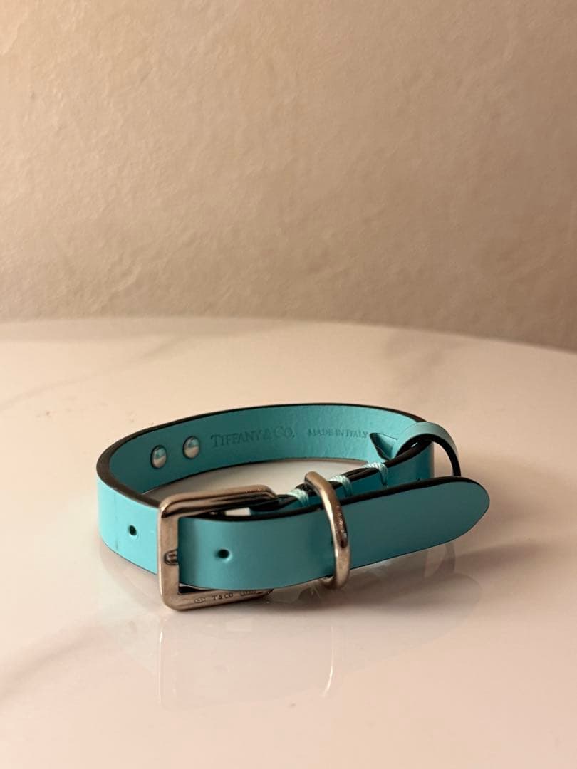 Tiffany ティファニーレザー 首輪ドッグカラーペット
