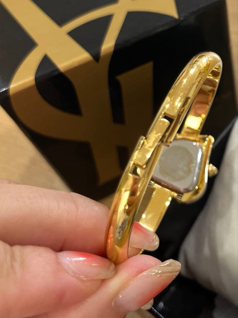 希少＆美品♡イブサンローラン YSL 40周年 ハートバングルウォッチ
