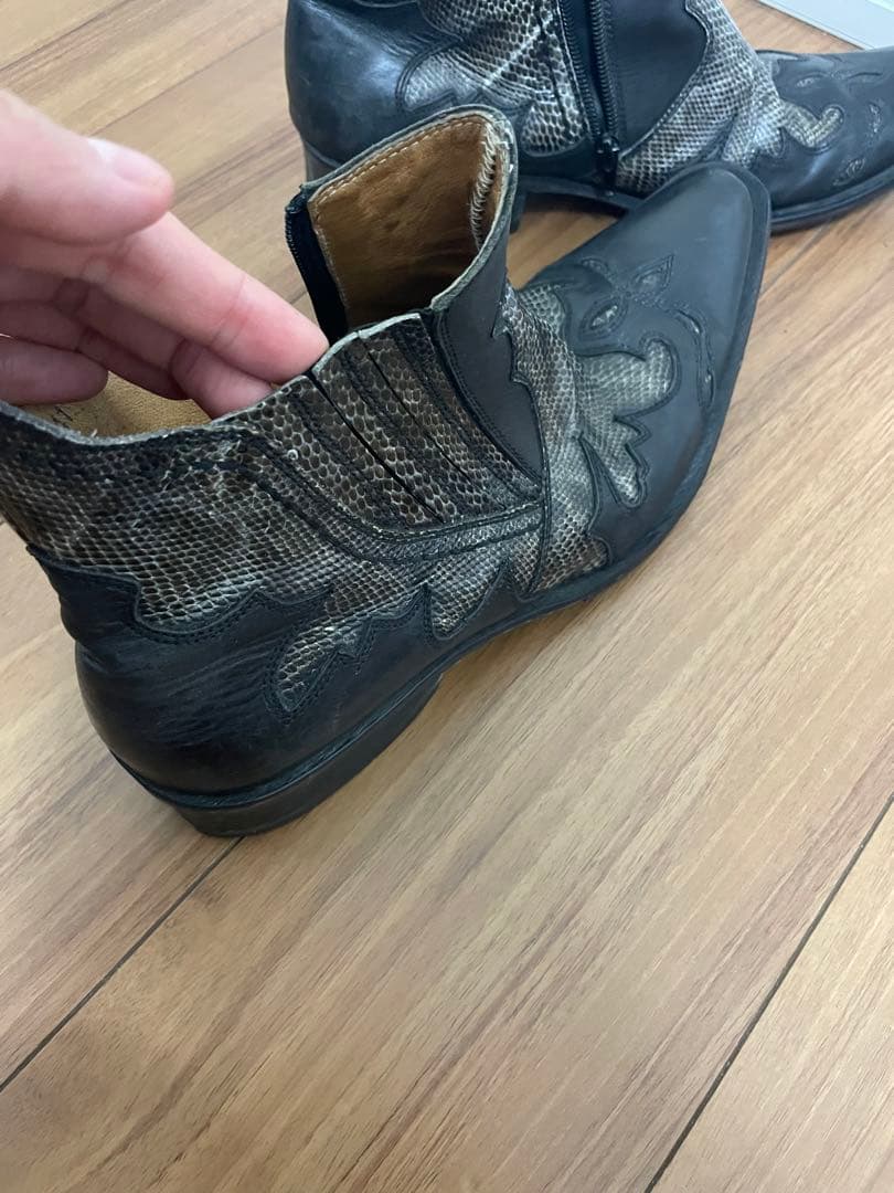 【年末値下中】【激レア】RED COVER 蛇革 ブーツ　サイズ41