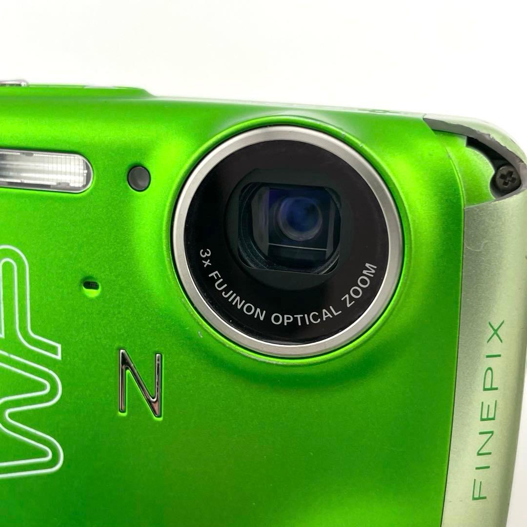 実写美⭕️【動作確認済】FUJIFILM 防水 FinePix Z33WP　緑