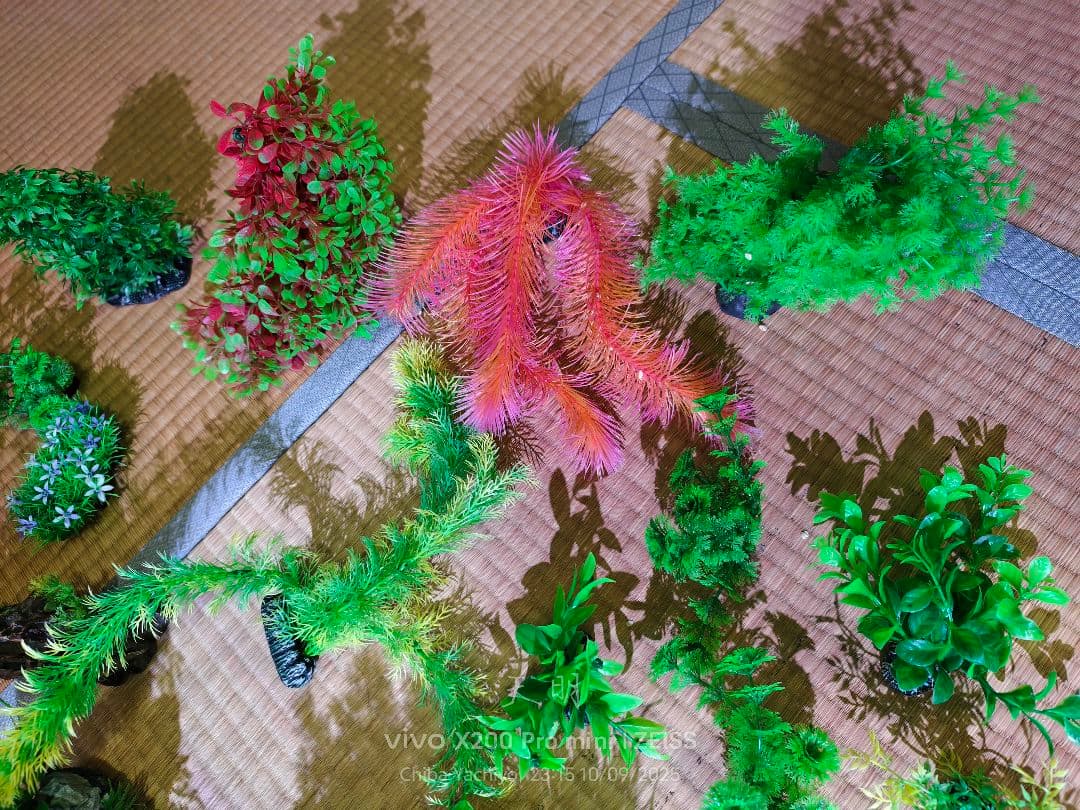 人工水草セット 多様な色と形