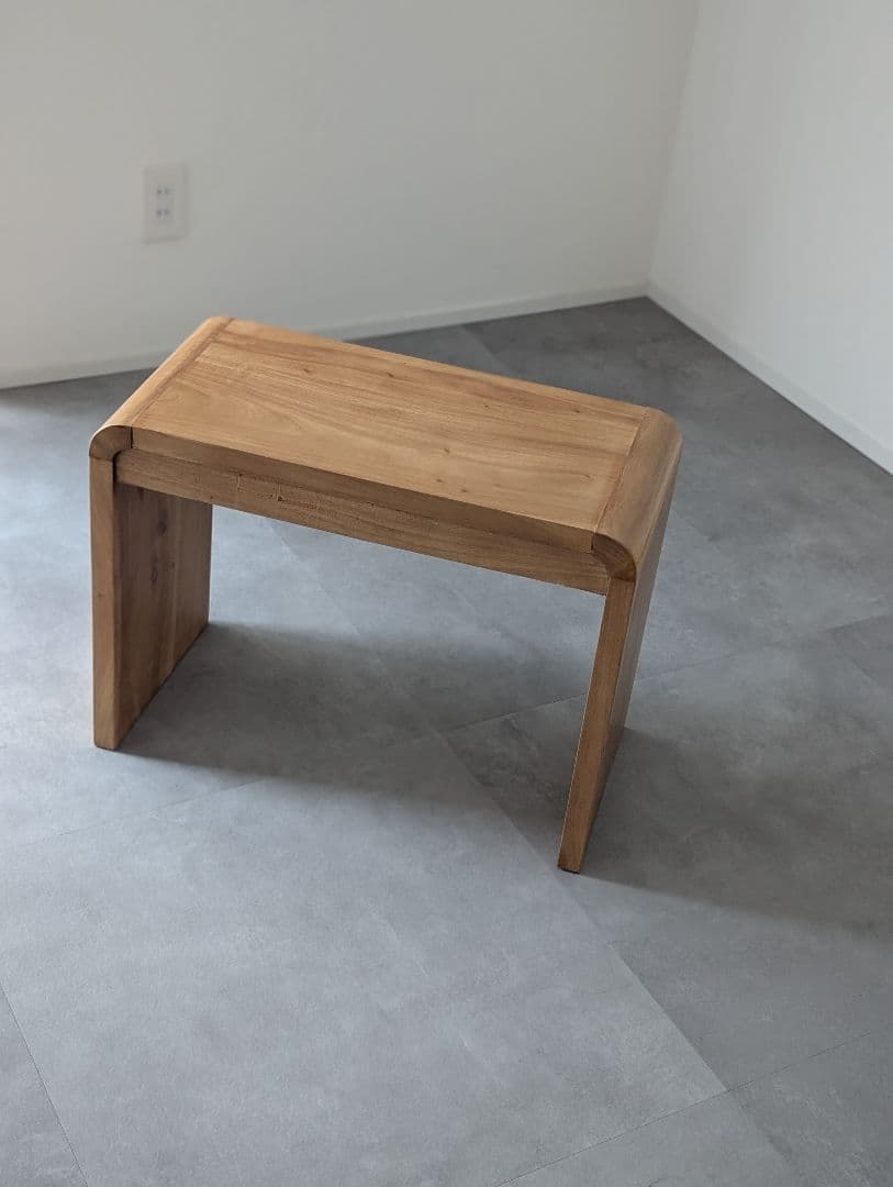 USED/カリッジマーケット チーク無垢材 サイドテーブル ベンチ 北欧