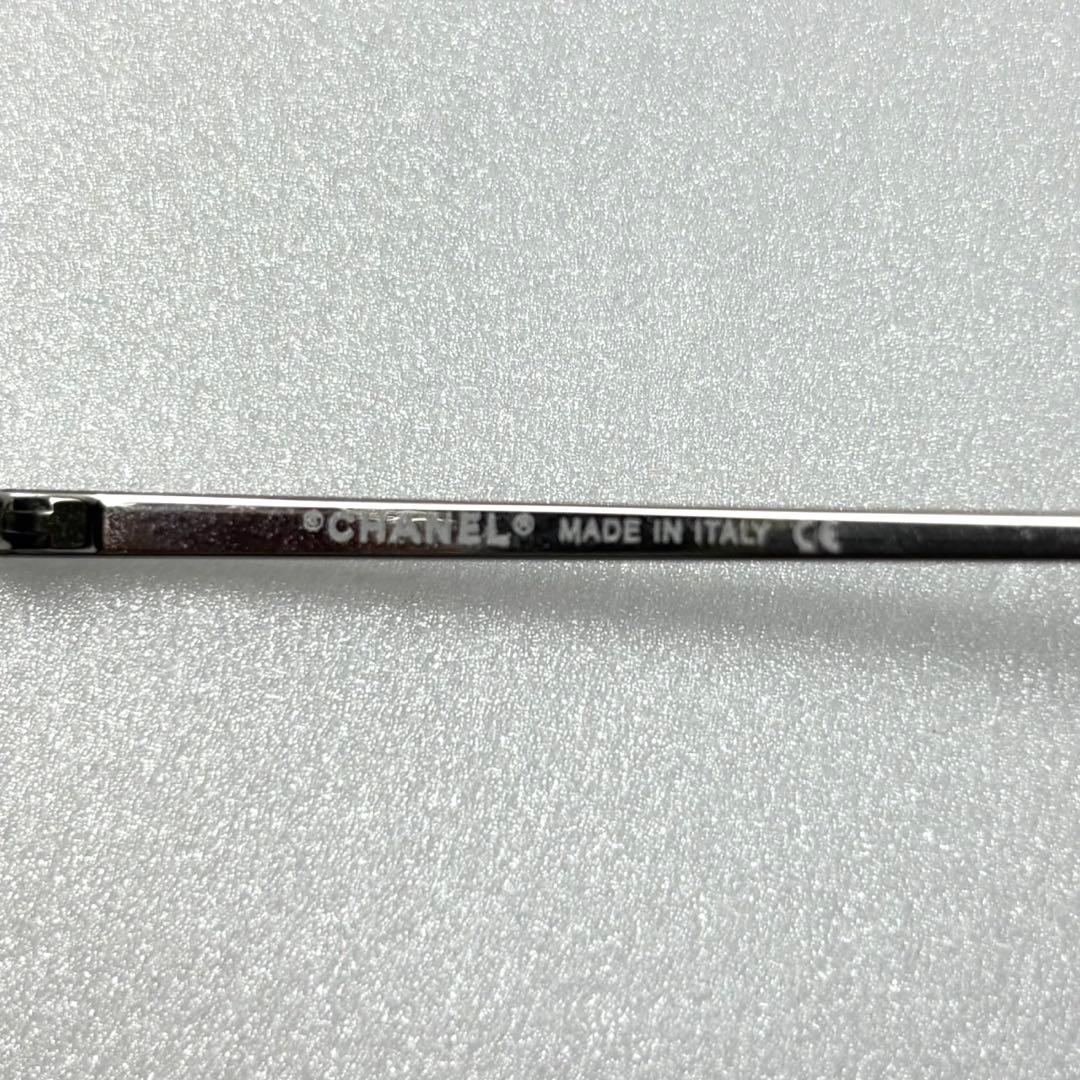 CHANEL サングラス リムレス 4017-d ピンク ストーン ココマーク