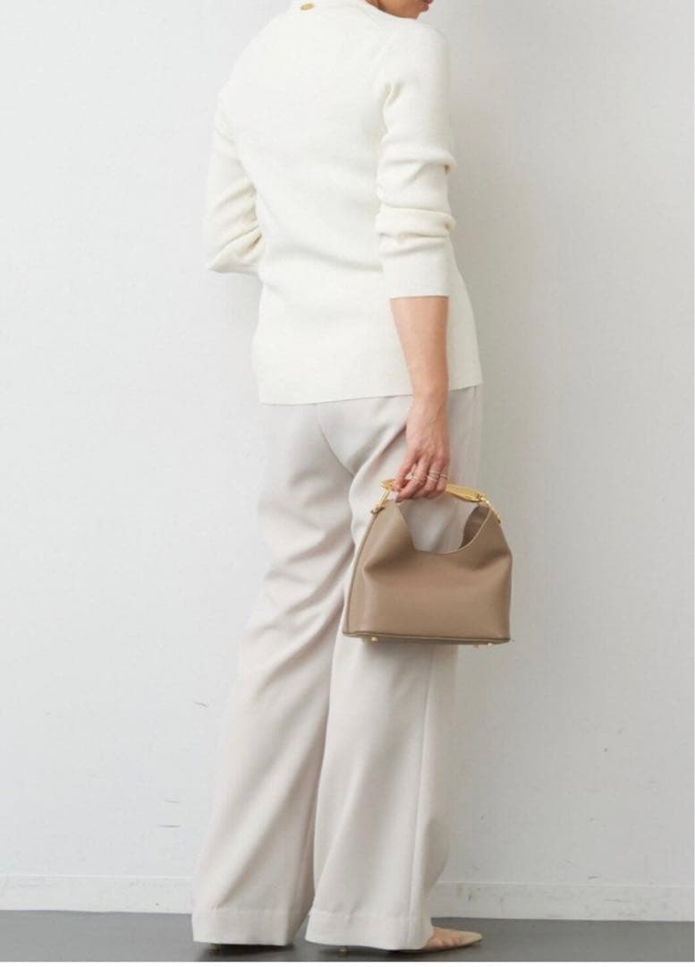 ドゥーズィエムクラス　2023SS DINER RIB Vネックカーディガン