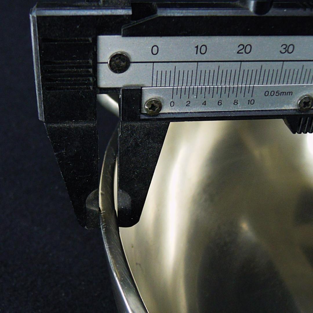 純洋銀鍋 重量3.62kg 厚さ4.9mm 稀少な特注品です 中古