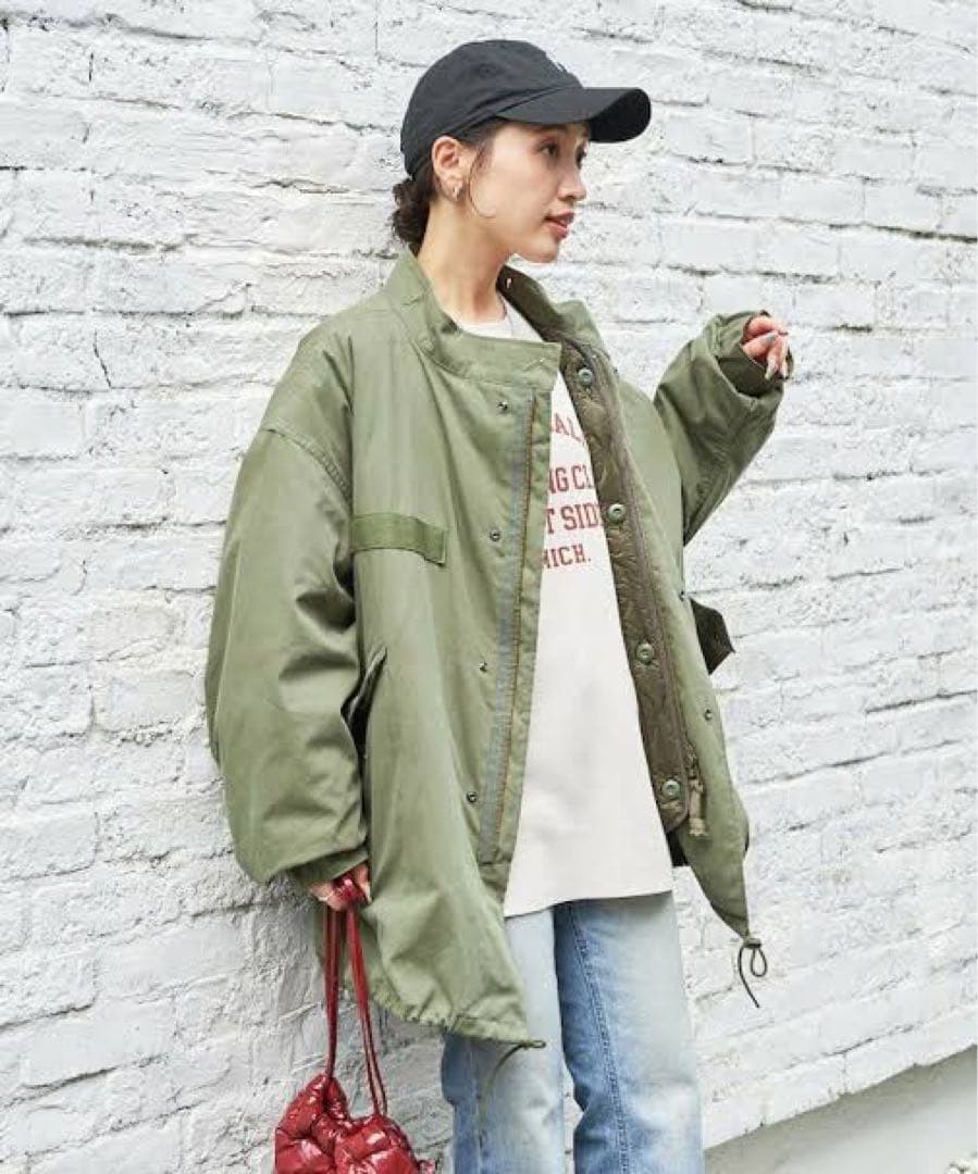 フリークスストア M65 モッズコートショート F カーキ