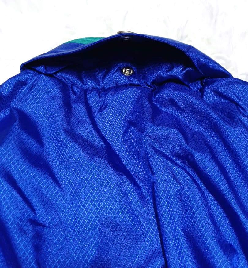 新品 90s adidas ウインドブレーカー セットアップ 上下 ブルー L