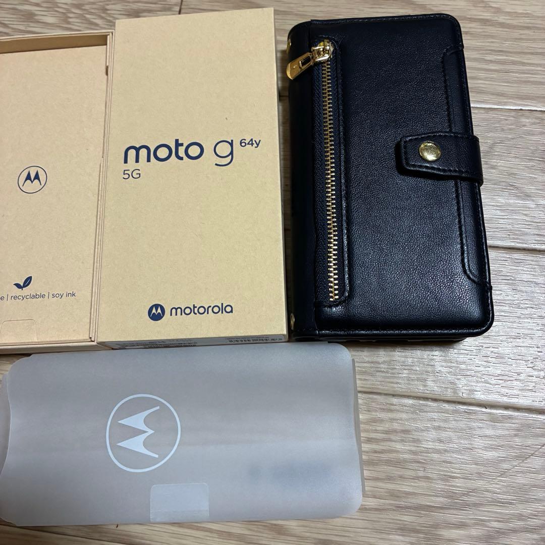 美品　moto g64y 5G （スマホケース付）