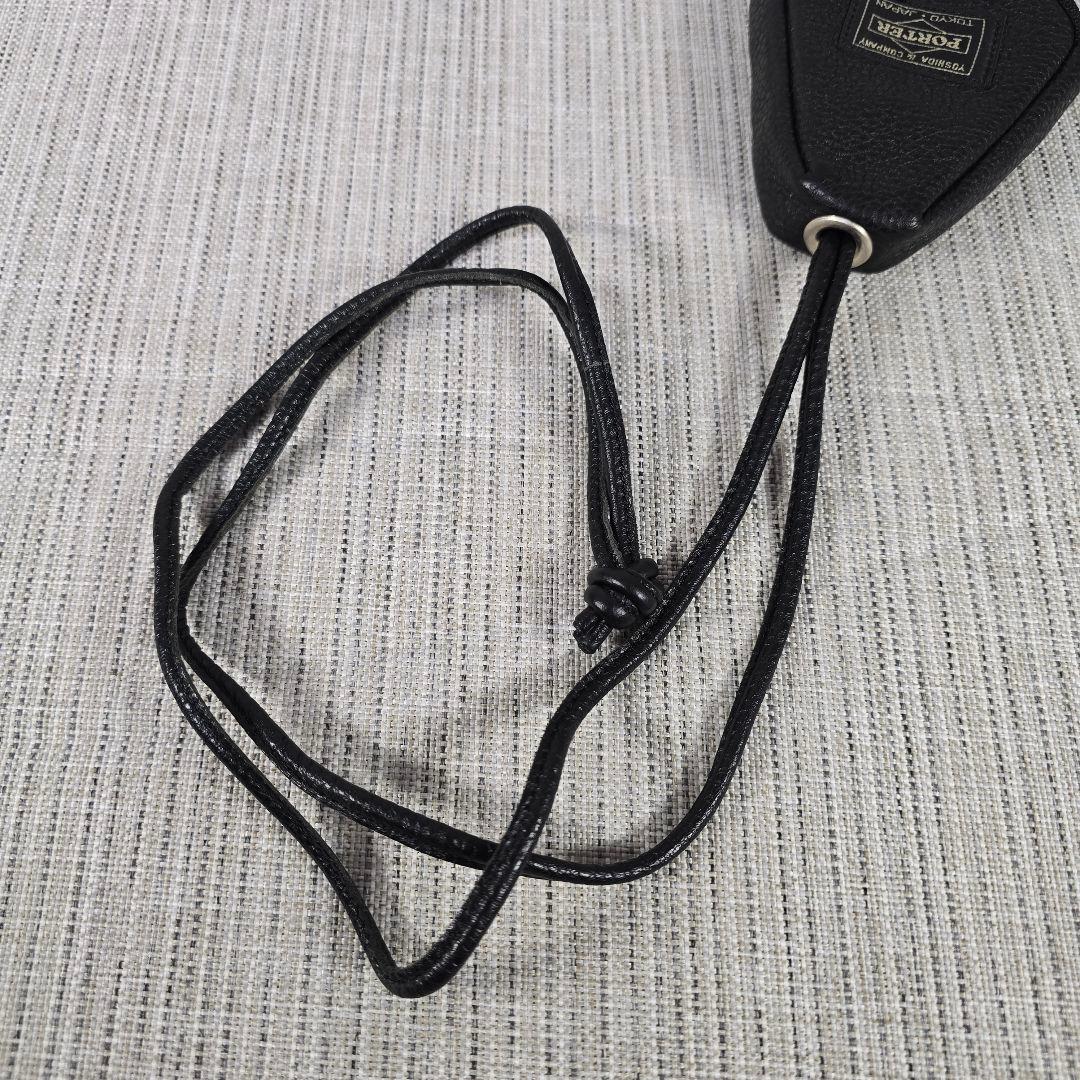 未使用　保管品　PORTER　CALM　KEY PACK　キーパック　レザー　黒