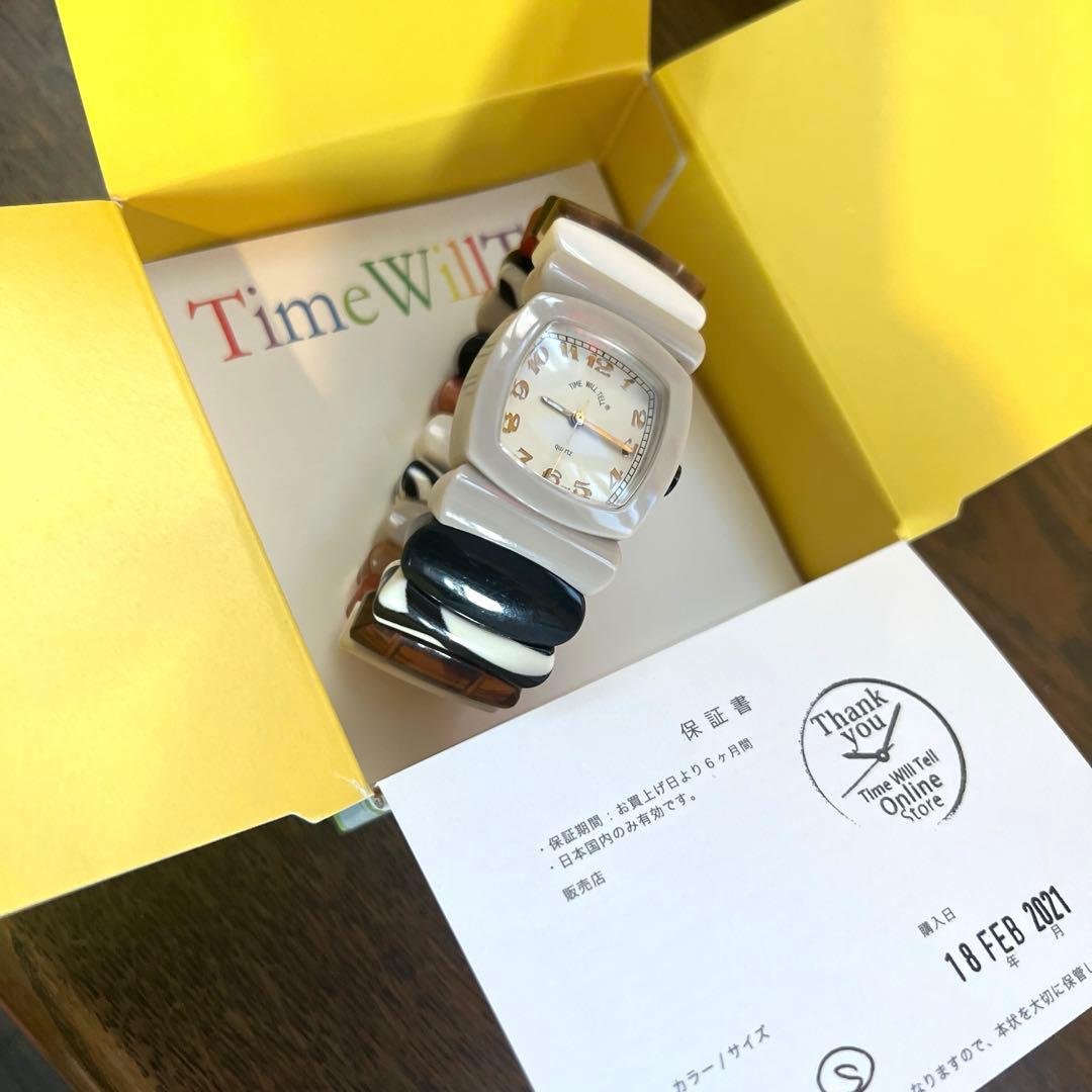 Time Will Tell マルチカラー腕時計　Sサイズ