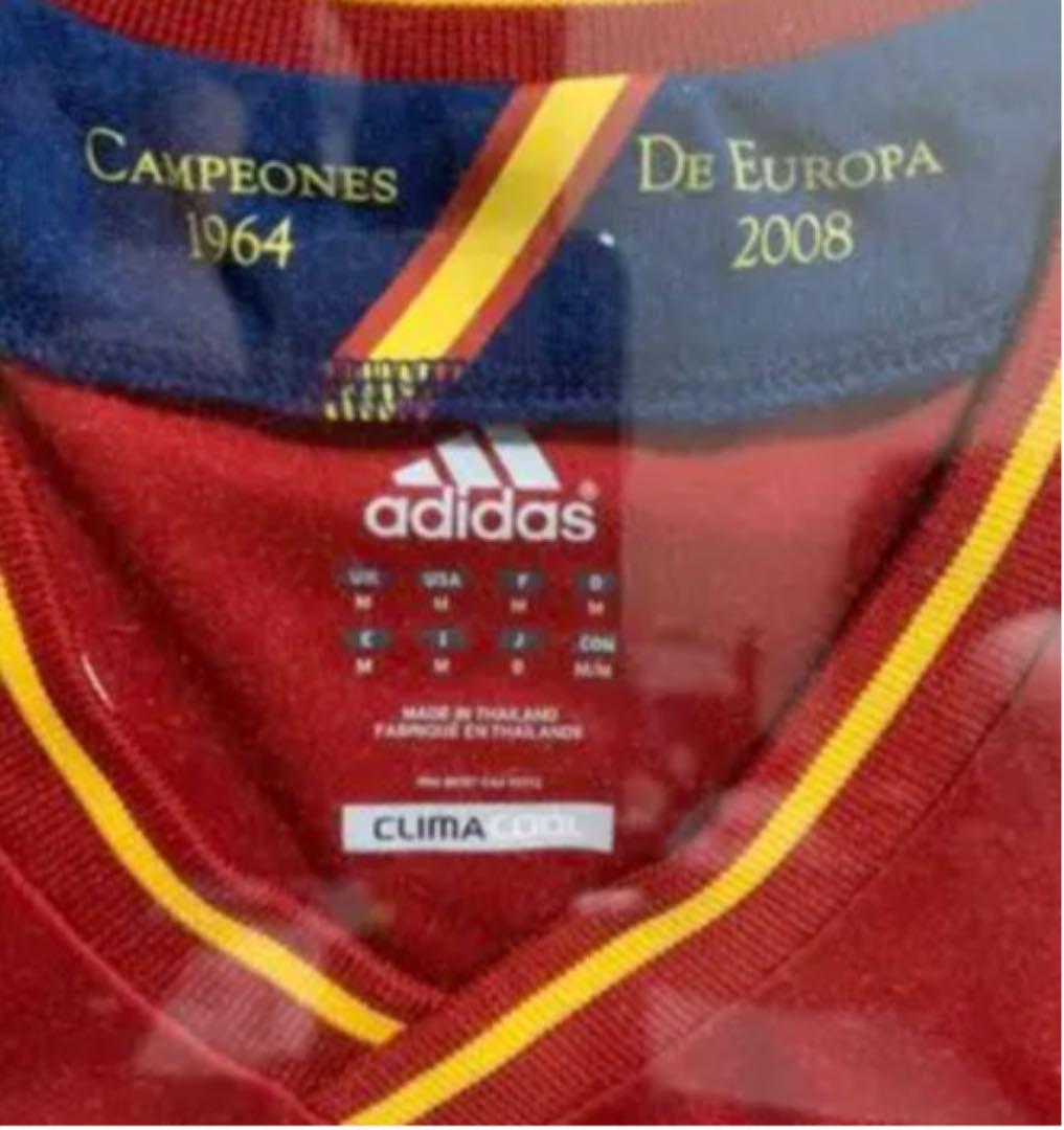 スペイン代表　ユニホーム　シャビアロンソ　サイン入り