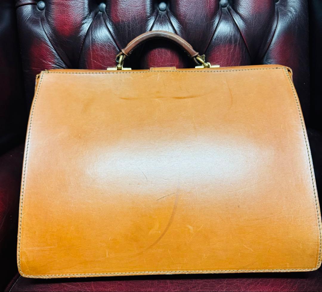 グレンロイヤル　ブラウンレザーブリーフケース