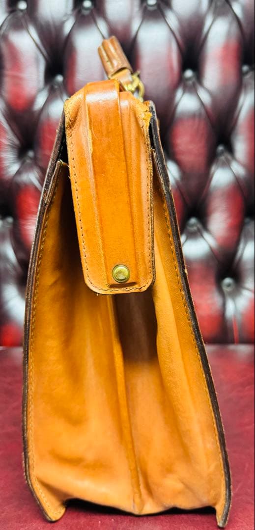 グレンロイヤル　ブラウンレザーブリーフケース