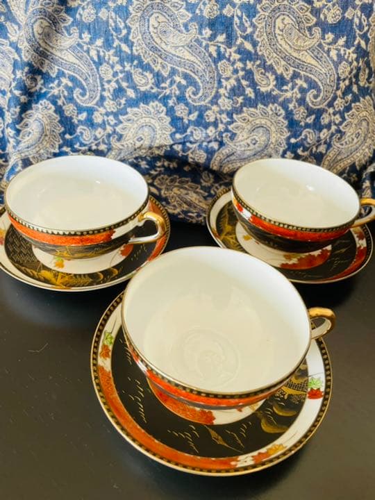 フランス逆輸入★アンティーク　ティーセット★透かし芸者