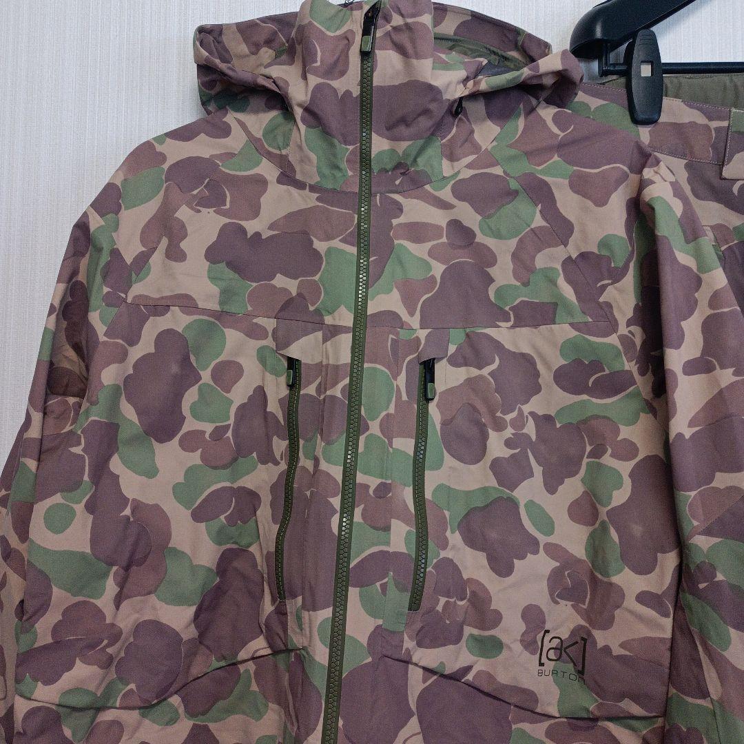 BURTON　AK 3L HOVER　カモフラ　上下　L