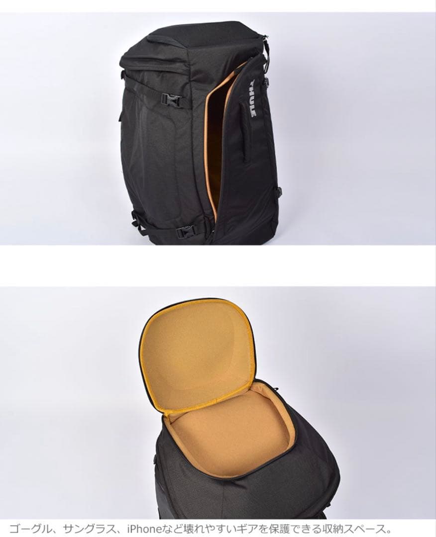スノーボード THULE RoundTrip Boot Backpack 60L black