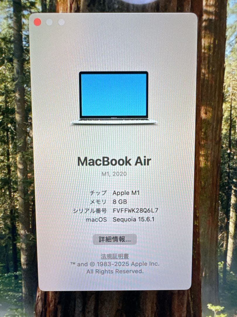 【28日まで値下げ】MacBook Air M1 2020 256GB 8GB