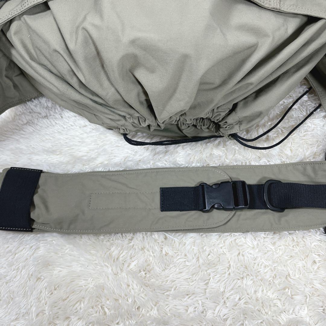 PORTER 【希少】大容量 ショルダーバッグ 巾着 カーキ 旅行カバン
