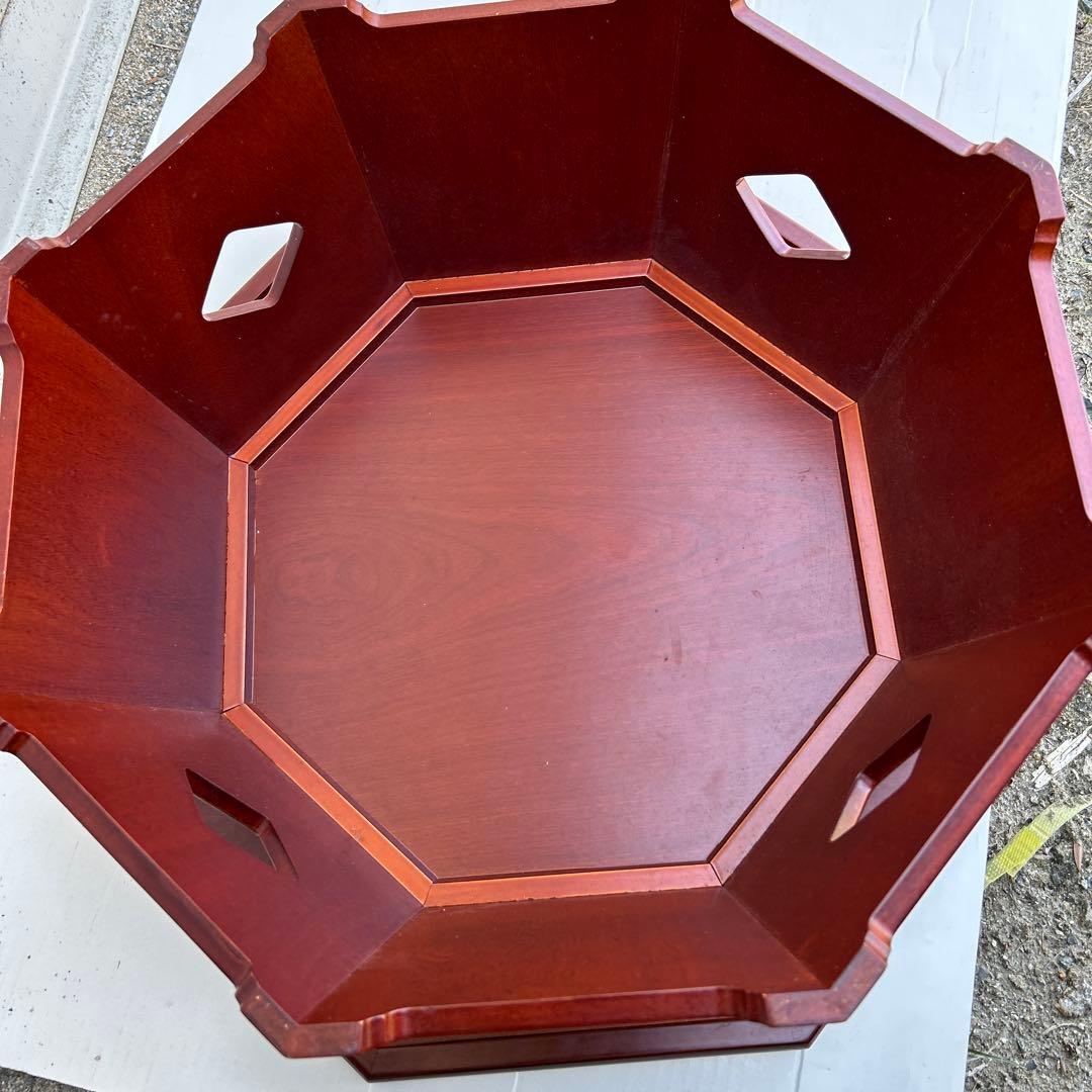八角形の木製座卓　韓国ちゃぶ台
