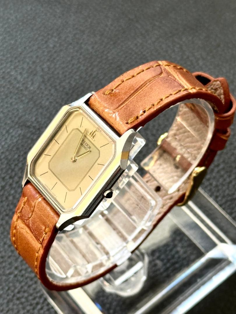 【稼働品】セイコー クレドール 8420-5370 レディース腕時計