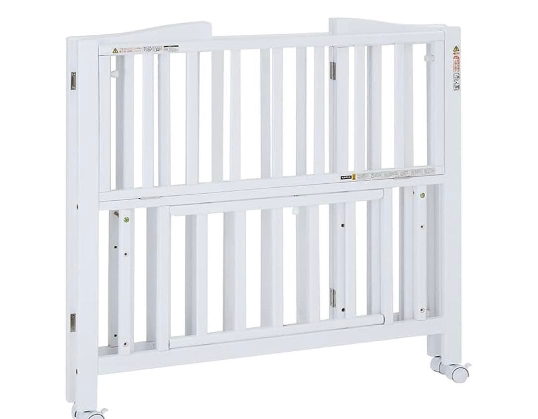 カトージ ベビーベッド ミニサイズ 折り畳み ホワイト