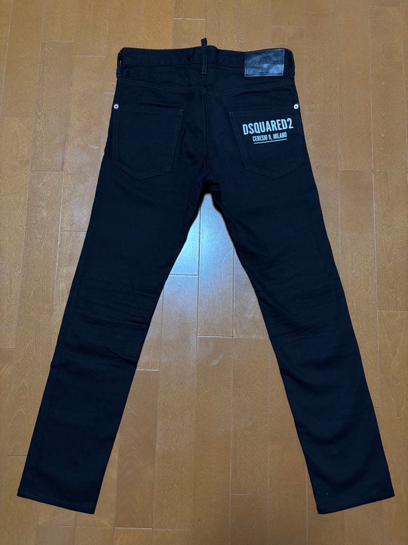【超美品】DSQUARED2 クールガイ ブラックデニム 44 黒