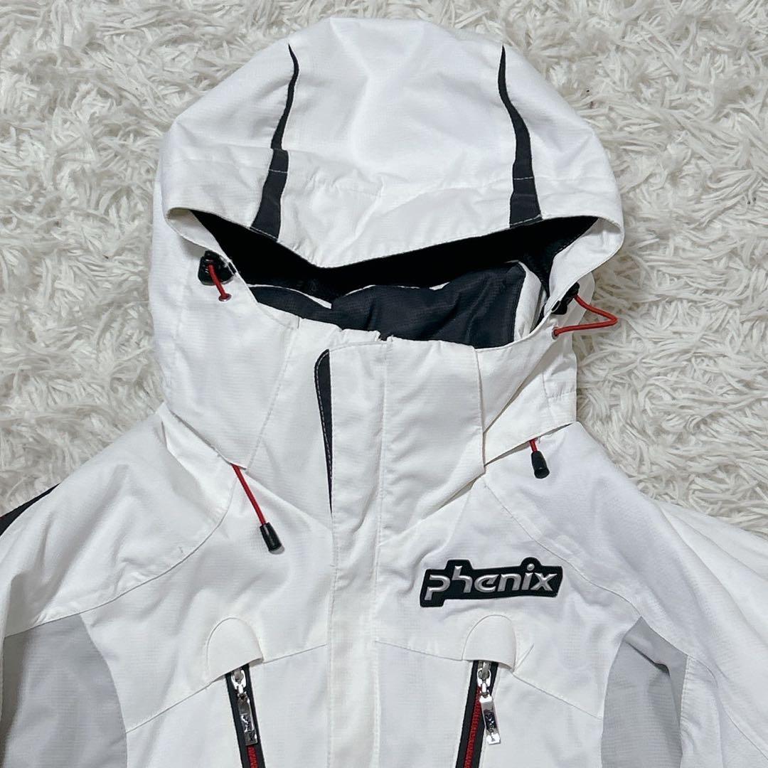 【2377】phenix スキーウェア スノーボードウェア　ジャケット　ホワイト