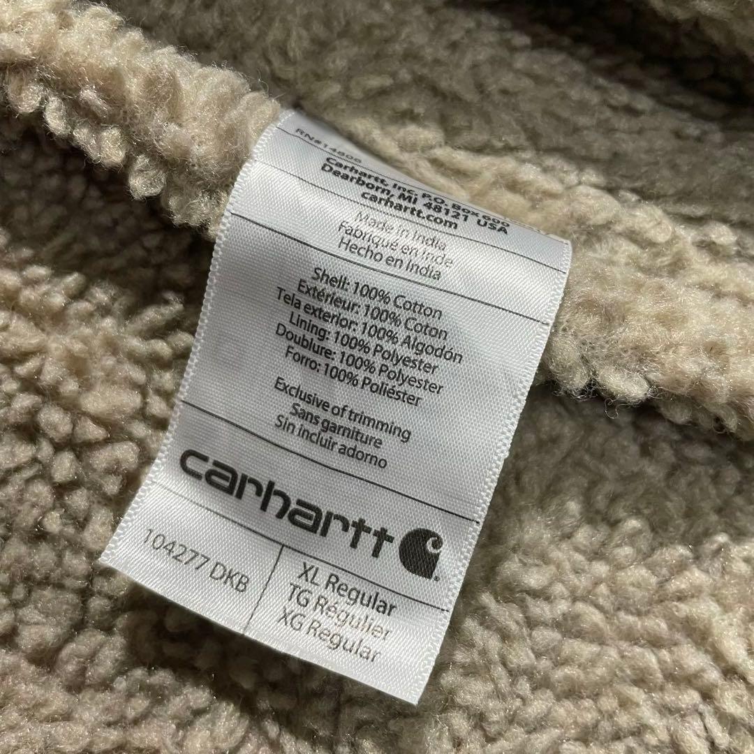 【Ksガレージ】カーハート古着ダックベスト 裏ボア ブラウン00'sフェード