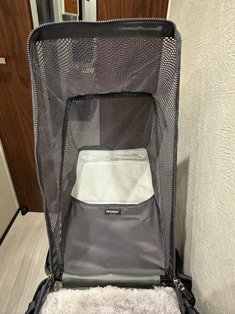 【NOWWEナウィ】犬用コンパクトキャリー《ホワイト》