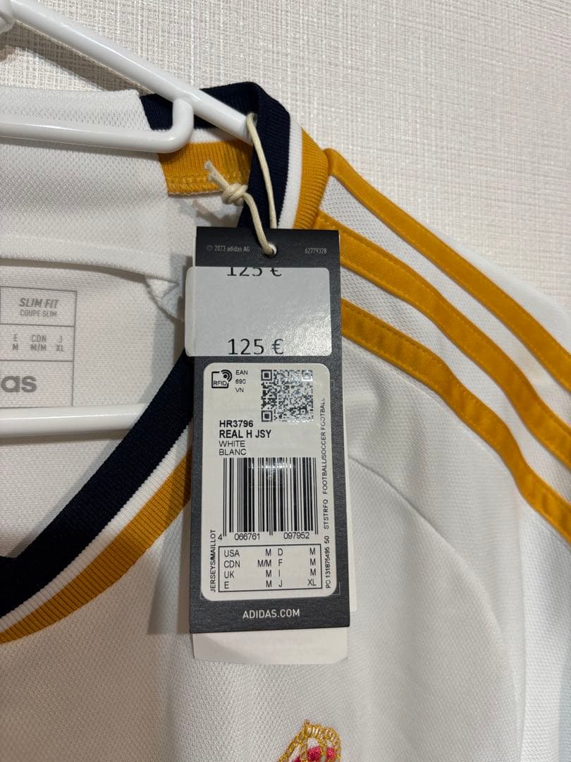 【新品タグ付き】23-24 レアル・マドリー ホームユニフォーム