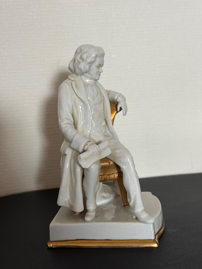 アンティーク磁器人形 【バッハ・ベートーベン・シューベルト 3大作曲家】