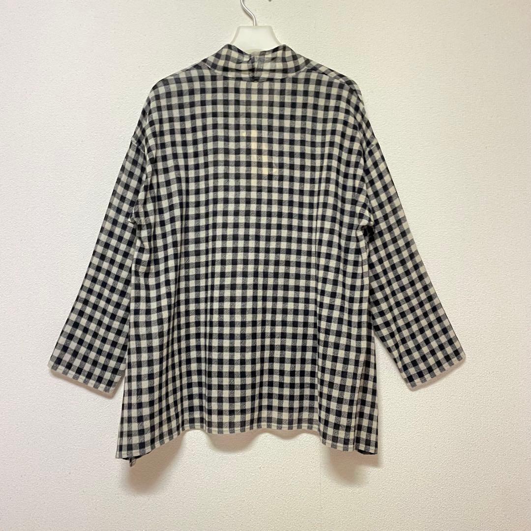 Jurgen Lehl ババグーリ チェック Aラインチュニックシャツ