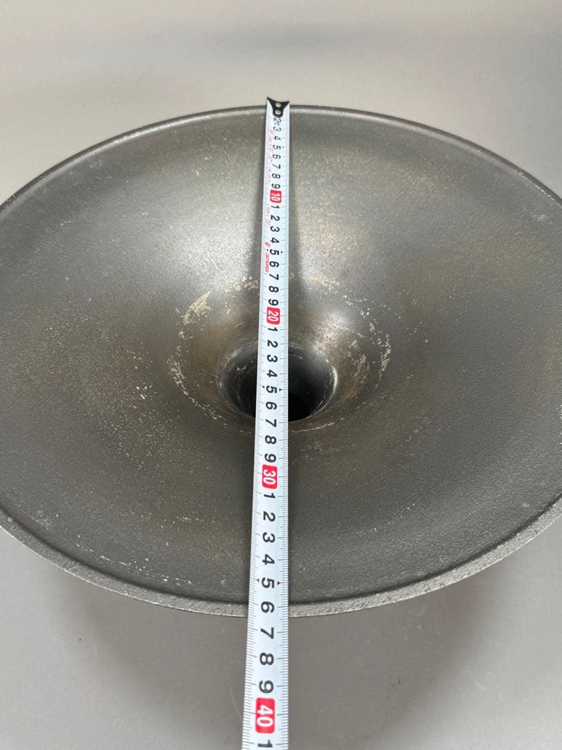 池坊　いけばな　銅鋳　銅花器　立花　生花　花瓶　華道具　直径36cm