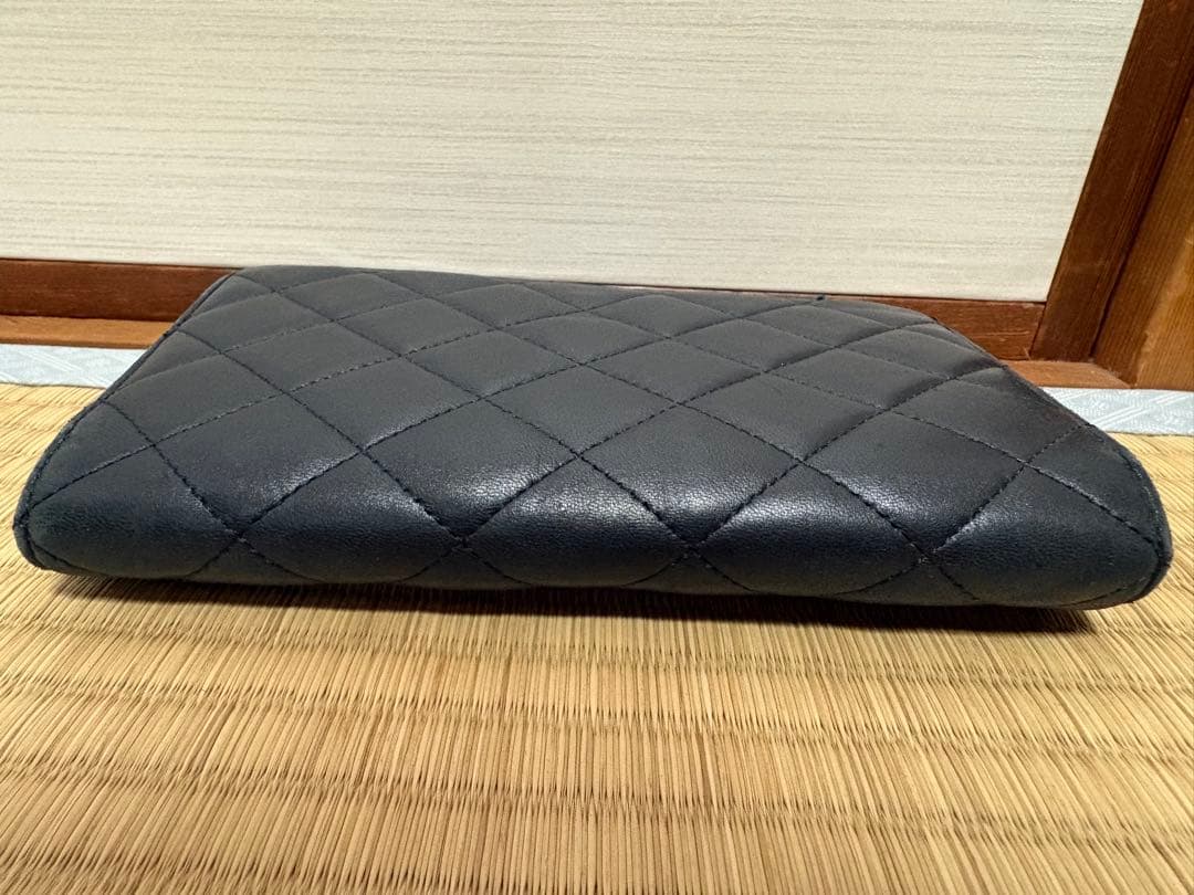 CHANELシャネル マトラッセ ラムスキン 手帳カバー