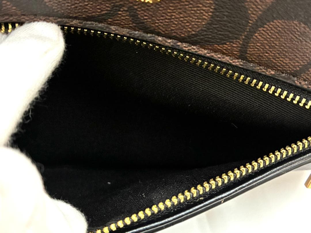 25O12-037 コーチ 2wayバッグ ブラウン F83607 ブランド