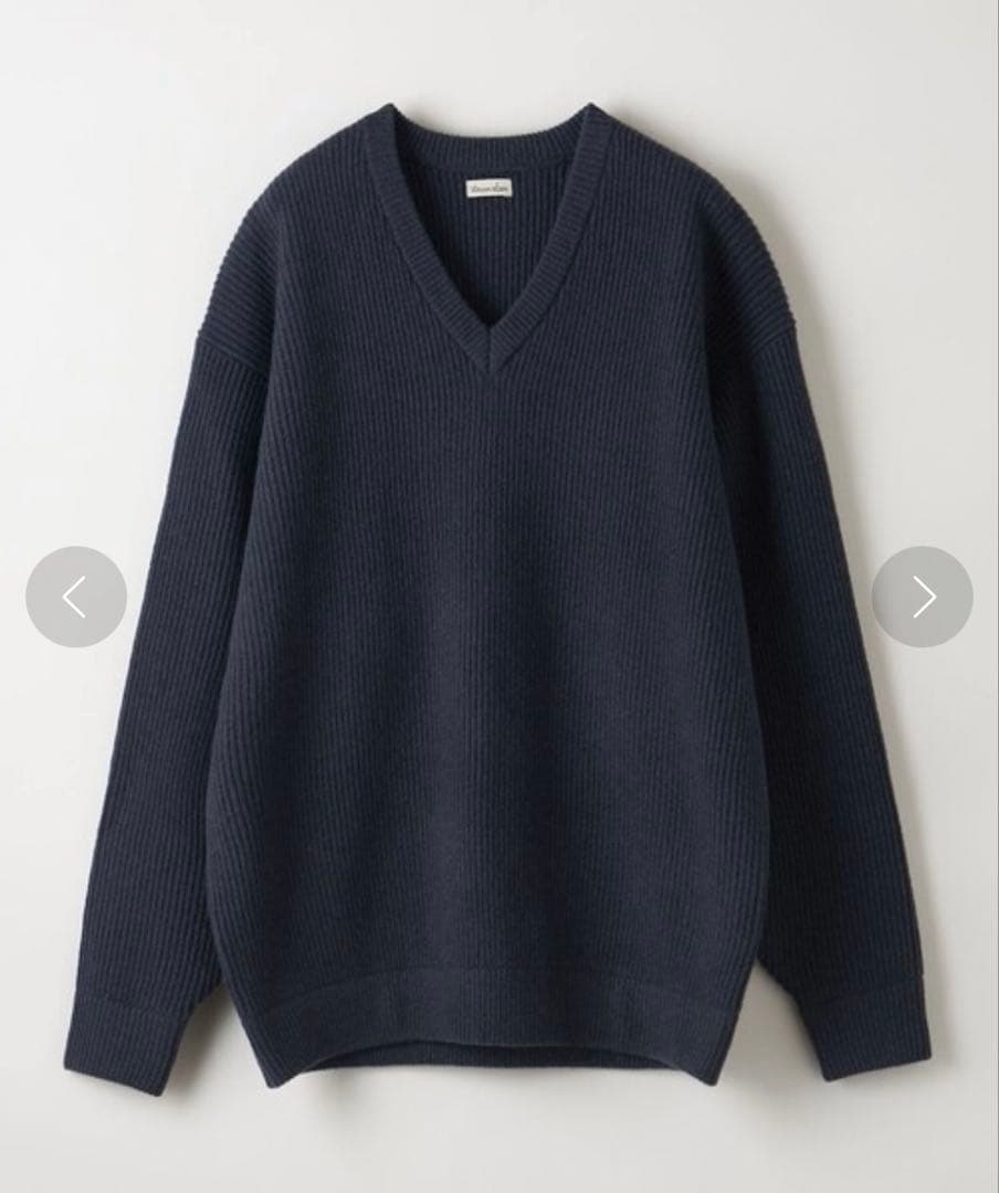 Steven Alan オーストラリアンラムズウール Vネックニット LOOSE