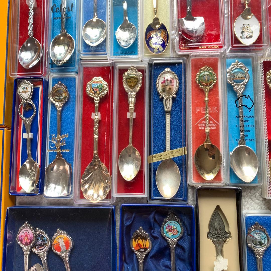 髭二重様 旅行記念 コレクターズスプーン スーベニアスプーン ほぼ箱入り36本