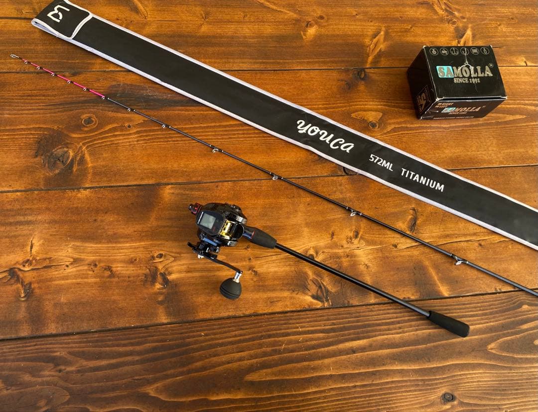 ジギングセット　左巻き　ジギングロッド　C572ML スロージギング　タイラバ