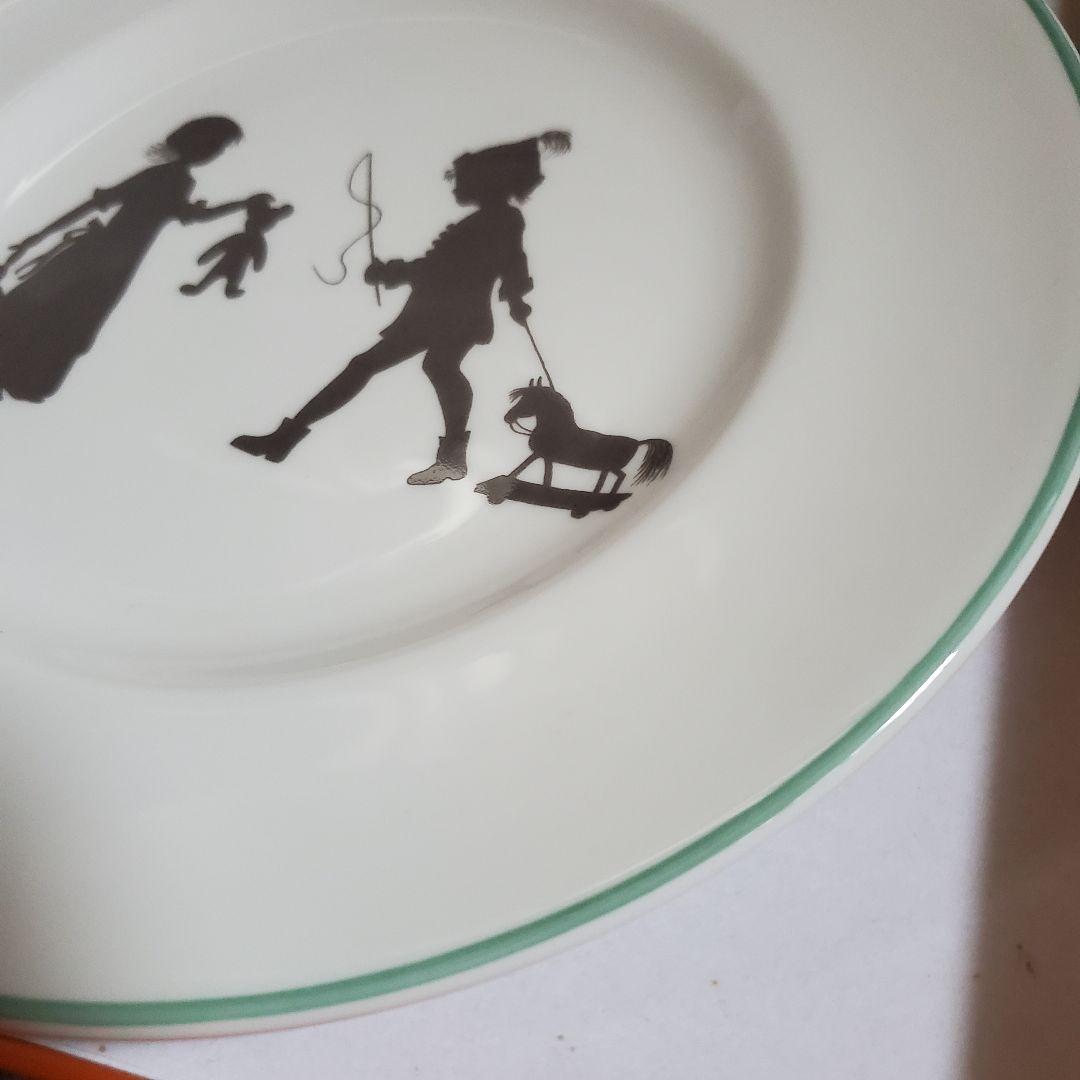 極美品 HERMES エルメス シルエット デザートプレート 20cm 箱付